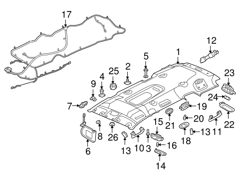 Ascender INTERIOR TRIM - ROOF 2