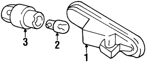 Catera SIDE MARKER LAMPS