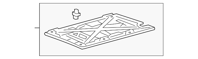 86117-08020 Деталь DISPLAY UNIT BRACKET