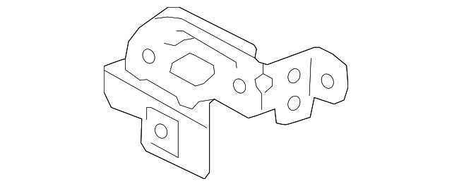 86291-08030 Деталь DVD UNIT SIDE BRACKET, RIGHT