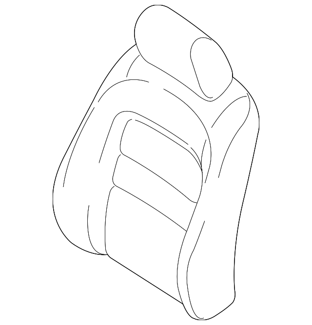 BAN7-88-130-02 Деталь SEAT BACK ASSY, RIGHT
