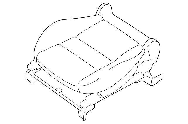 BAP1-88-110-02 Деталь CUSHION ASSY, RIGHT
