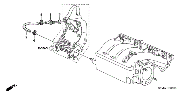 RSX PCV TUBE (TYPE-S)