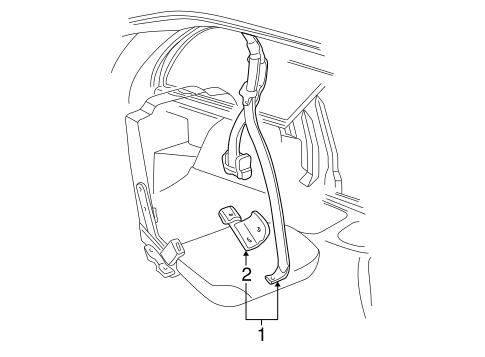 Blazer REAR SEAT BELTS