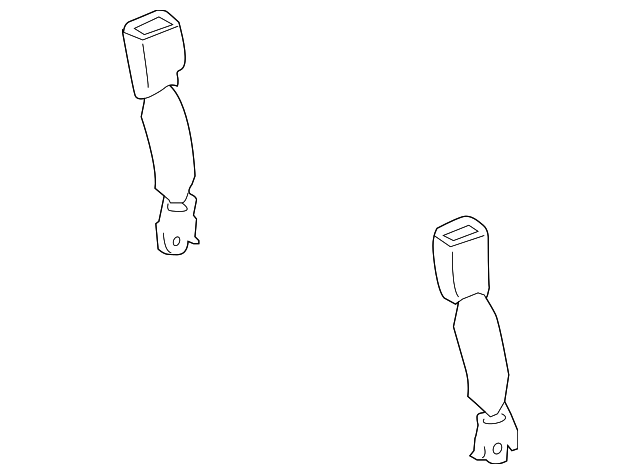 73580-60110-B0 Деталь OUTER BUCKLE, RIGHT