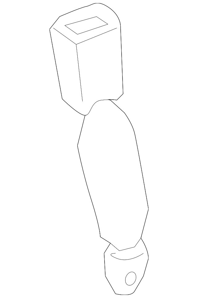 73307-60080-B0 Деталь INNER BUCKLE, LEFT
