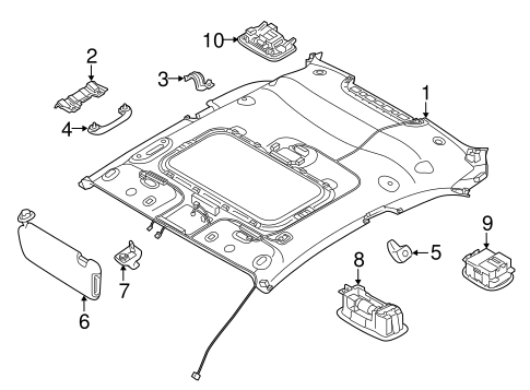 Forte Koup INTERIOR TRIM - ROOF 4
