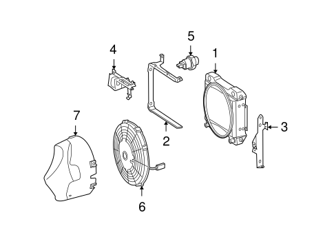 S65 AMG RADIATOR & COMPONENTS 2