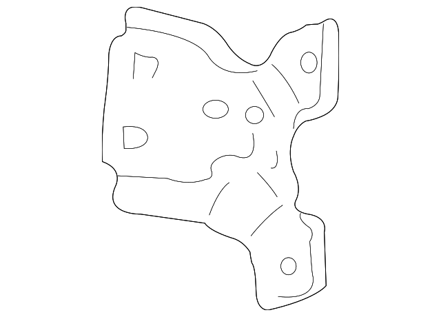 55177030AE Деталь UPPER HINGE, LEFT