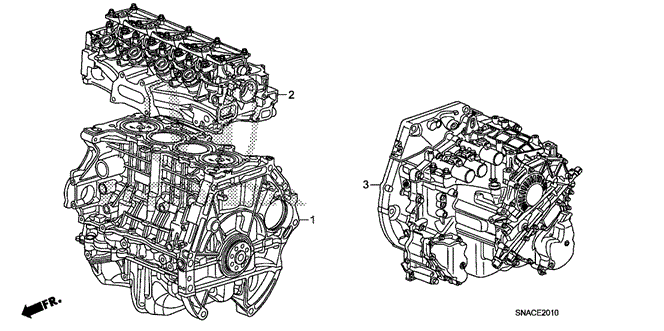 ENGINE/ENGINE ASSY. - TRANSMISSION ASSY. (1.8L) for 2011 Honda CIVIC SEDAN #1