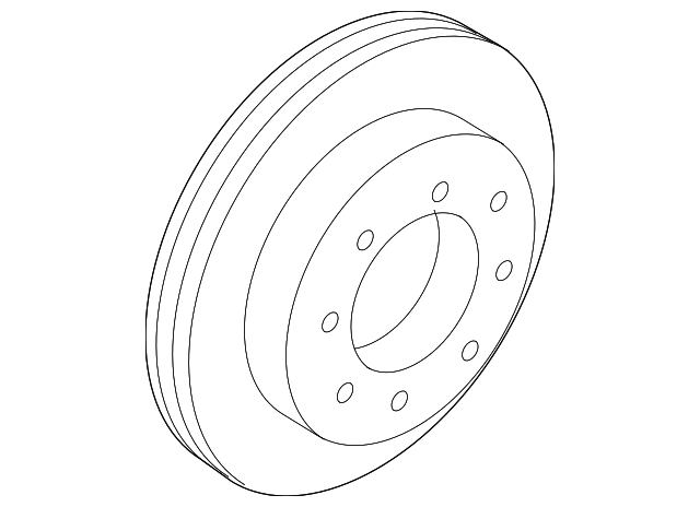 8C2Z-2C026-C ROTOR, RIGHT