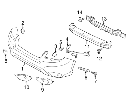 Forester BUMPER & COMPONENTS - FRONT