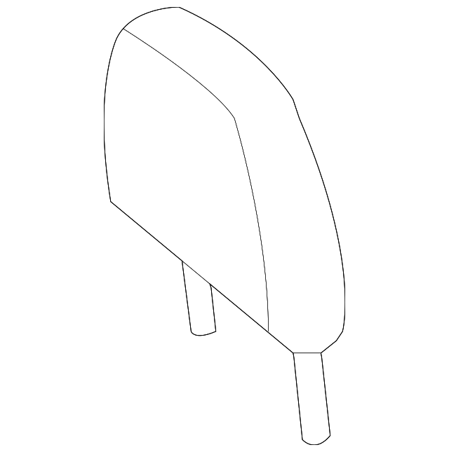 90697011509G99 Деталь HEADREST, LEFT