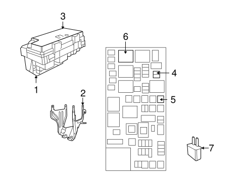 Routan FUSE & RELAY