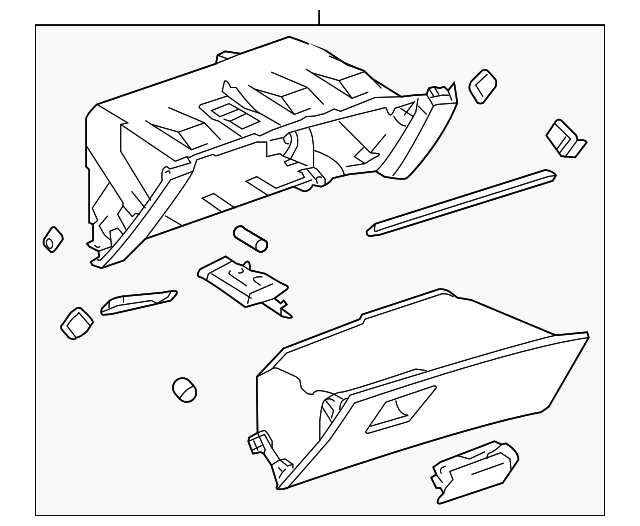9009199 Деталь GLOVE BOX ASSY