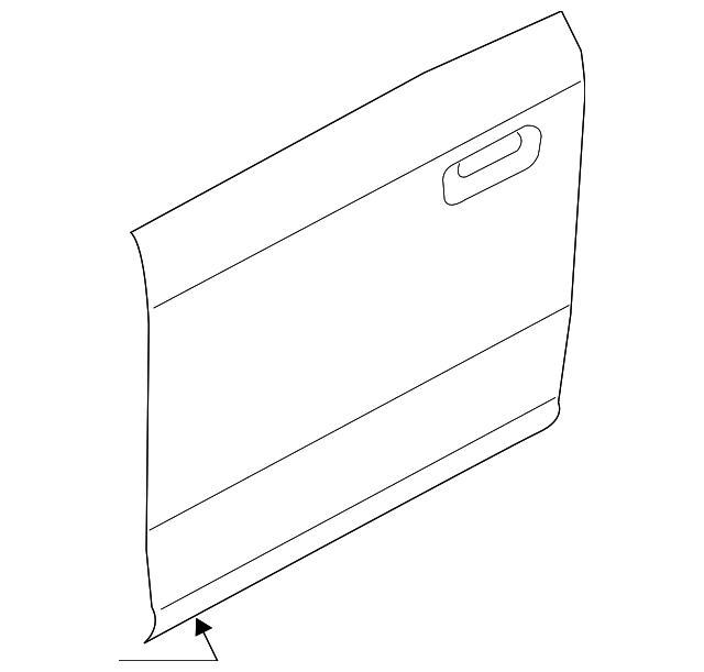 FL3Z-1624700-A Деталь OUTER PANEL, RIGHT