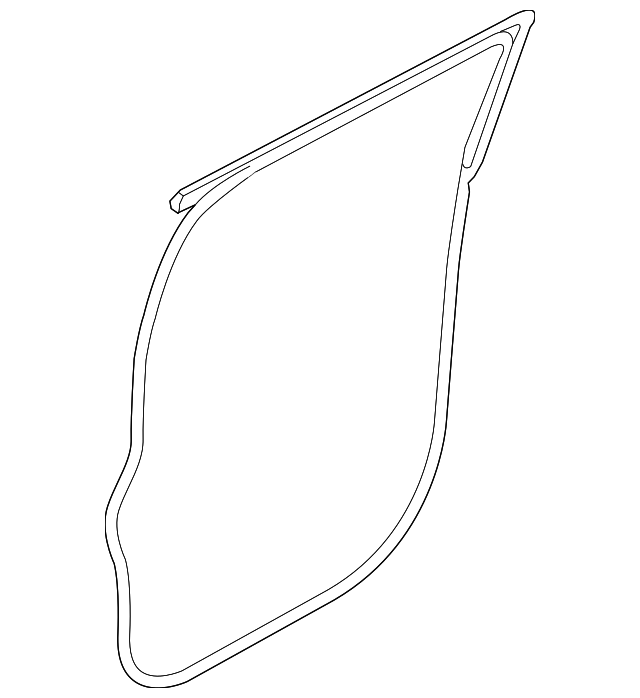 FL3Z-1625324-A Деталь DOOR W'STRIP, RIGHT