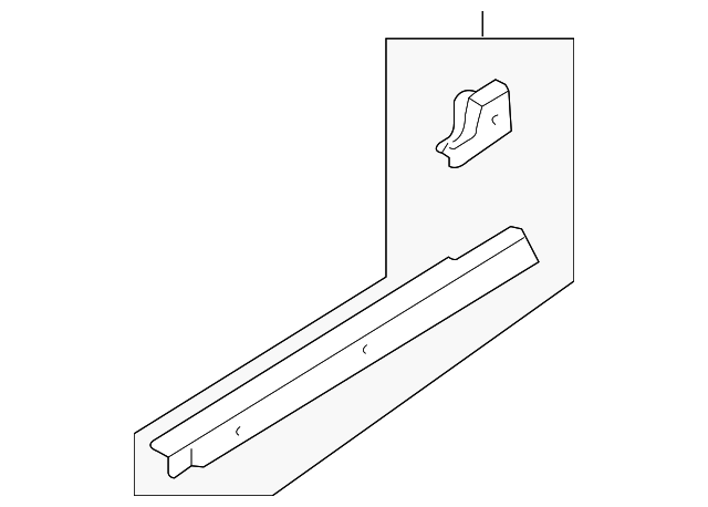 22770931 Деталь INNER ROCKER, LEFT