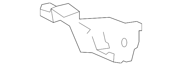81158-50730 HEADLAMP ASSY BRACKET, LEFT