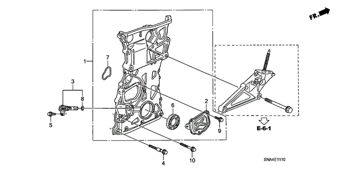 CIVIC SEDAN CHAIN CASE (2.0L)