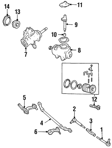 C2500 STEERING GEAR & LINKAGE 3