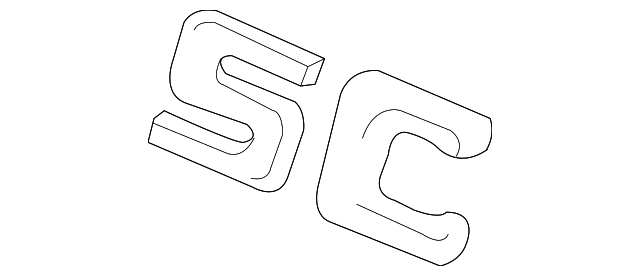 75731-SCV-A00 Деталь EMBLEM, RR. (SC)