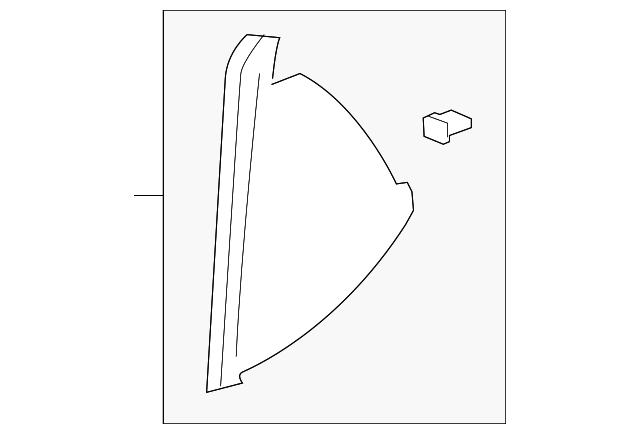 13275265 SIDE COVER, LEFT