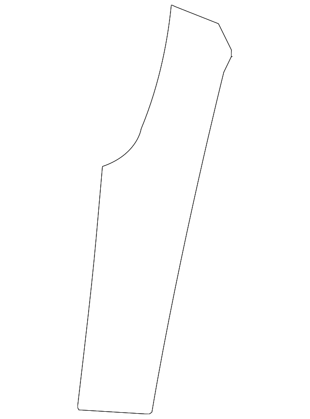 7B0-883-805-E-HL5 Деталь SEAT BACK COVER, RIGHT