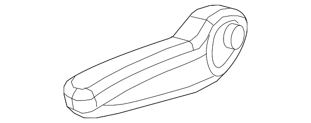 7B0-881-081-B-DE5 Деталь ARMREST, LEFT