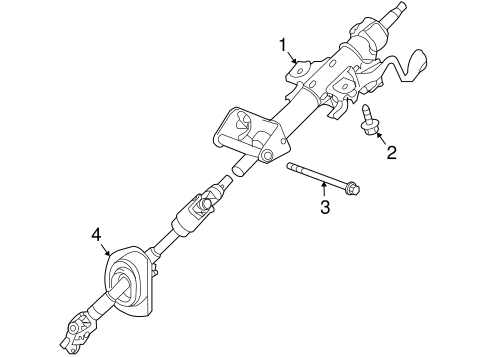 XL-7 STEERING COLUMN ASSEMBLY