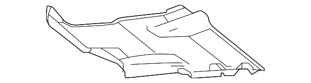 90668409027K26 Деталь FLOOR COVER, RIGHT