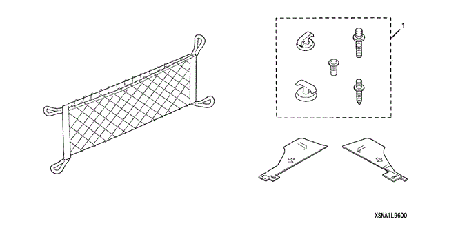 ACCESSORIES/CARGO NET for 2011 Honda CIVIC COUPE #1