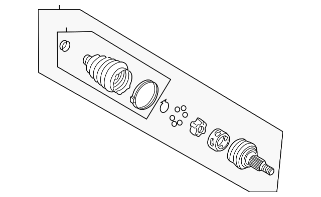 19148843 C.V. JOINT, LEFT