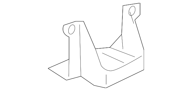 51621-04020 REAR BRACE, RIGHT