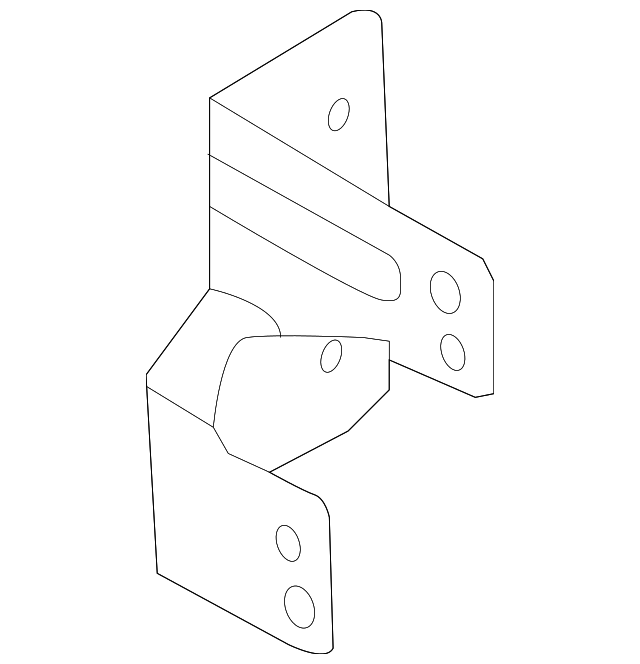 96176-3X500 Деталь NAV SYSTEM KIT BRACKET, RIGHT