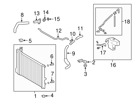 Corolla RADIATOR & COMPONENTS