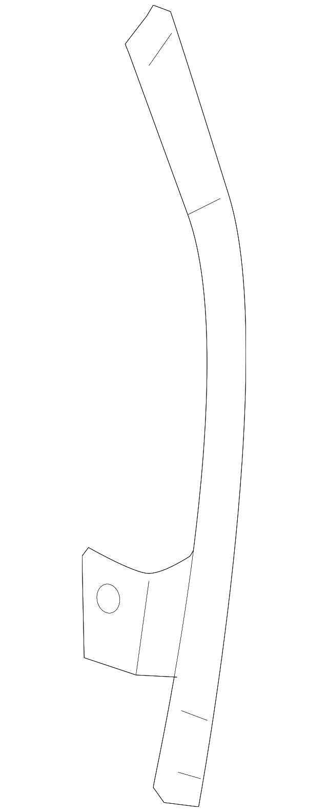 10447702 Деталь UPPER REINF, LEFT