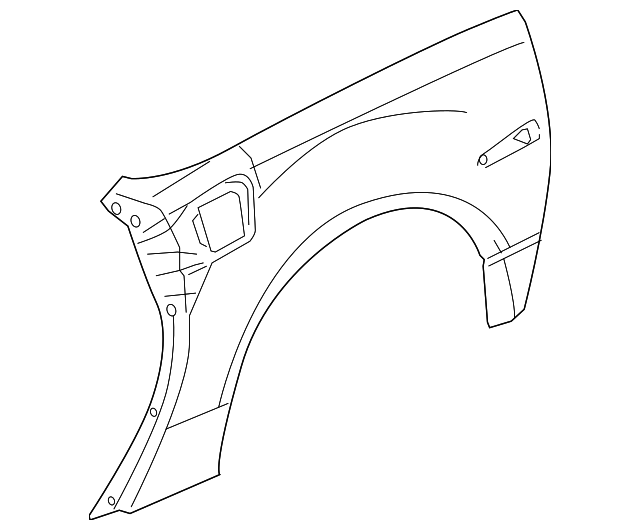 22813566 Деталь QUARTER PANEL, RIGHT