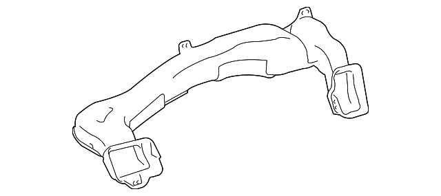 55843-08030 Деталь HEATER DUCT, LEFT
