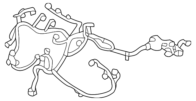 8541B917 Деталь ENGINE HARNESS