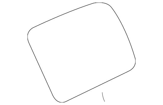 15869275 Деталь QUARTER GLASS, RIGHT
