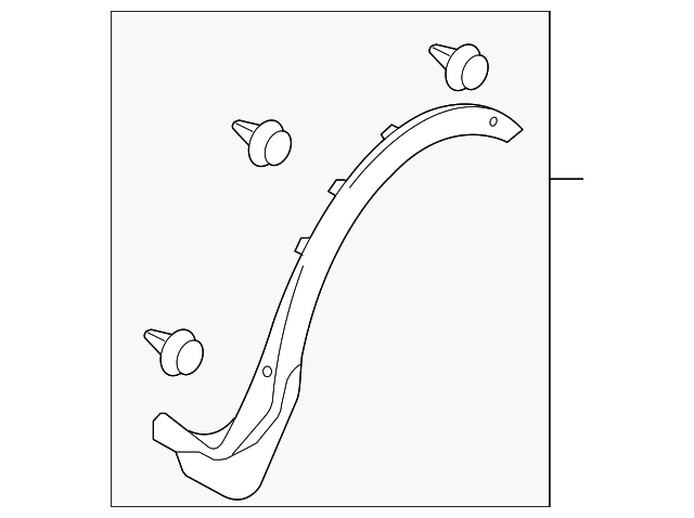 TD11-51-W50H Деталь WHEEL OPNG MLDG, RIGHT