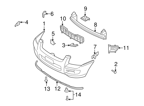 Sportage BUMPER & COMPONENTS - FRONT
