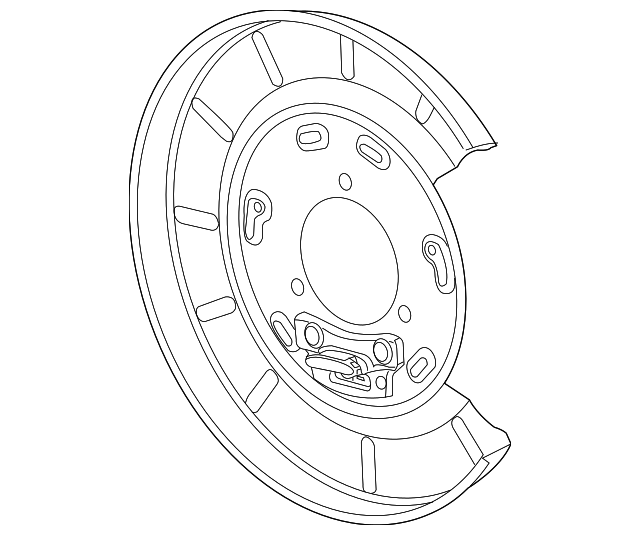 92227528 BACKING PLATE, RIGHT