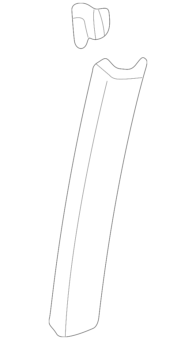 67676-50010-B0 Деталь REAR TRIM, LEFT