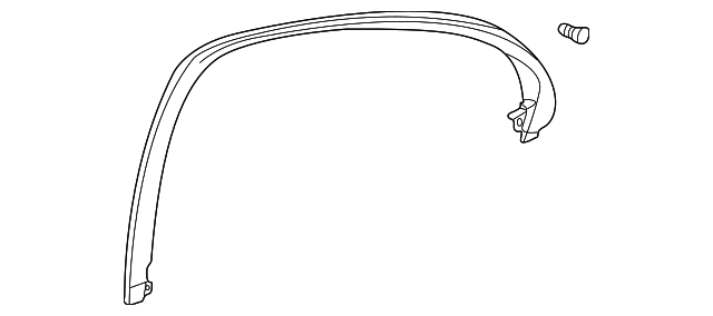 67674-50060-B0 Деталь UPPER TRIM, LEFT