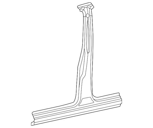 163-630-09-11 Деталь CENTER PILLAR, LEFT