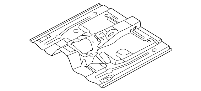 74312-2W130 Деталь FRONT FLOOR PAN