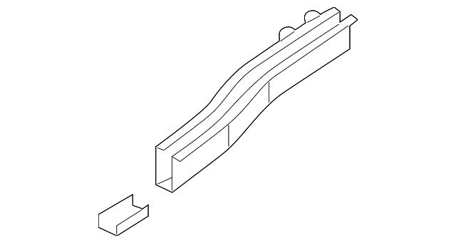 75171-0W700 Деталь SIDEMEMBER, LEFT