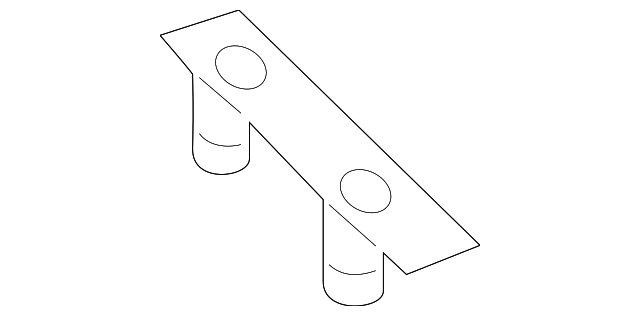 74399-0W110 Деталь FRONT FLOOR PAN BOLT PLATE, LEFT
